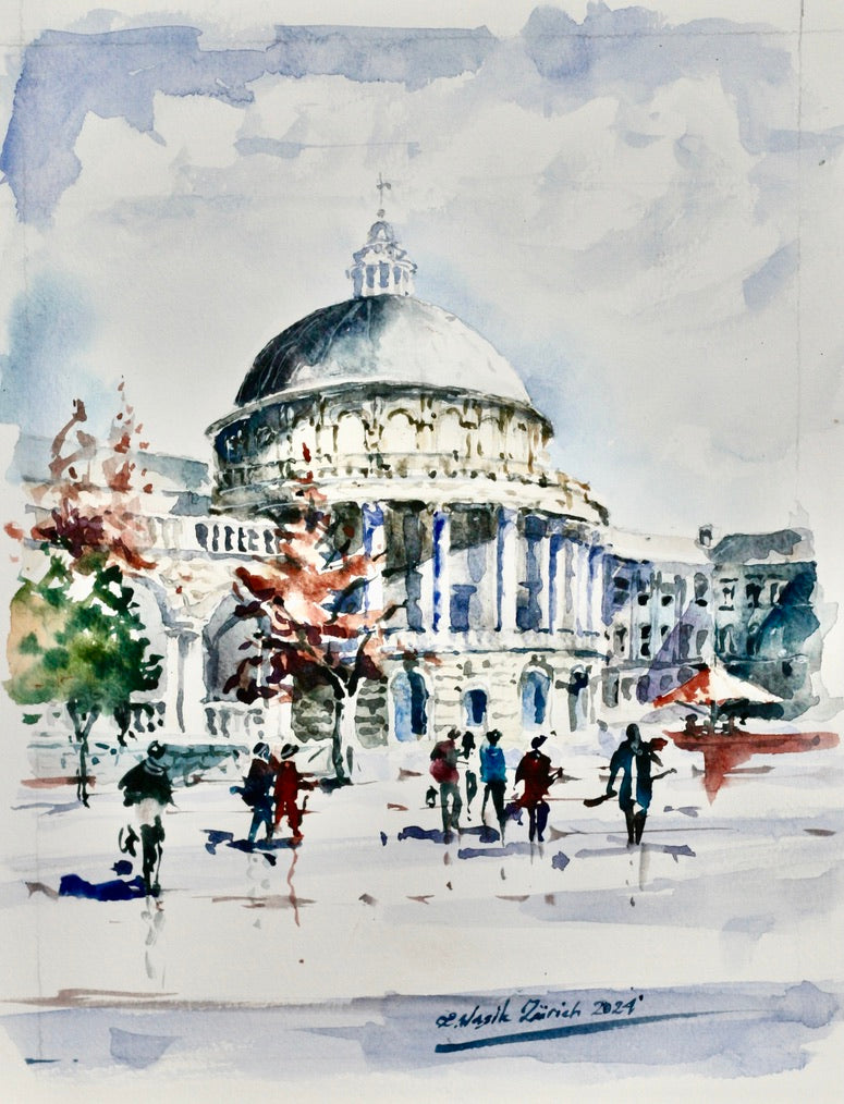 Leszek Wasik - Minster Bridge and Limmatquai