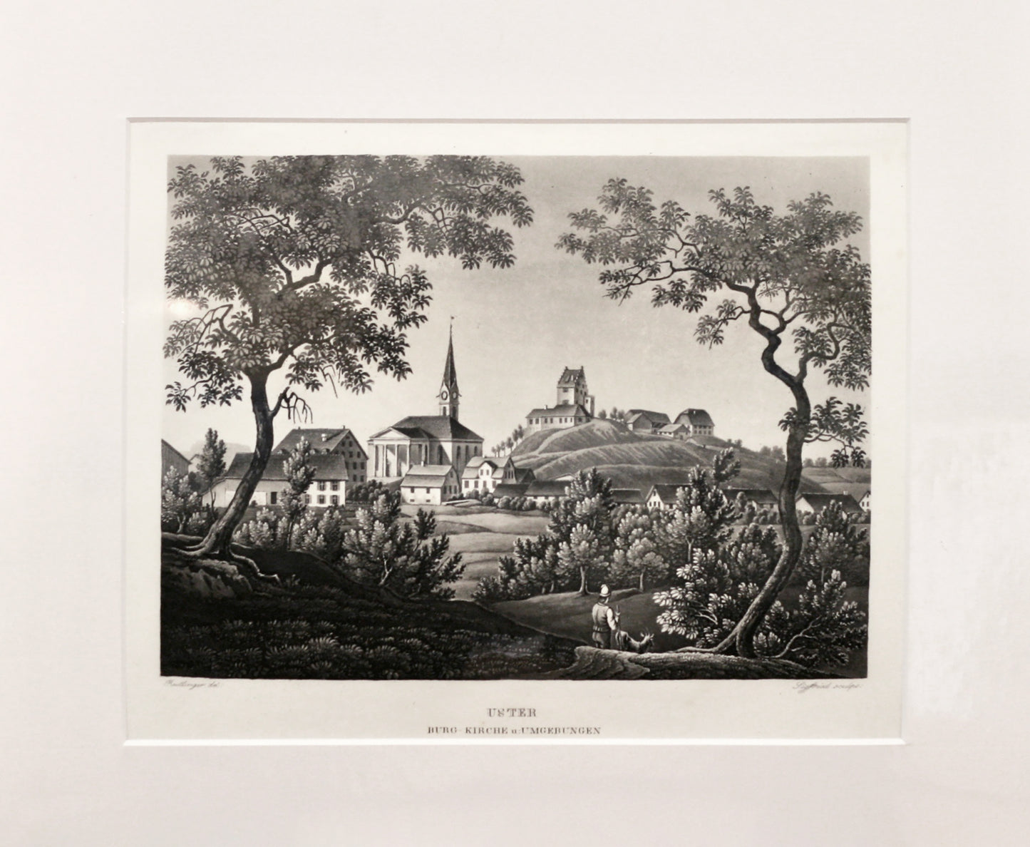 Uster Castle Church and surroundings