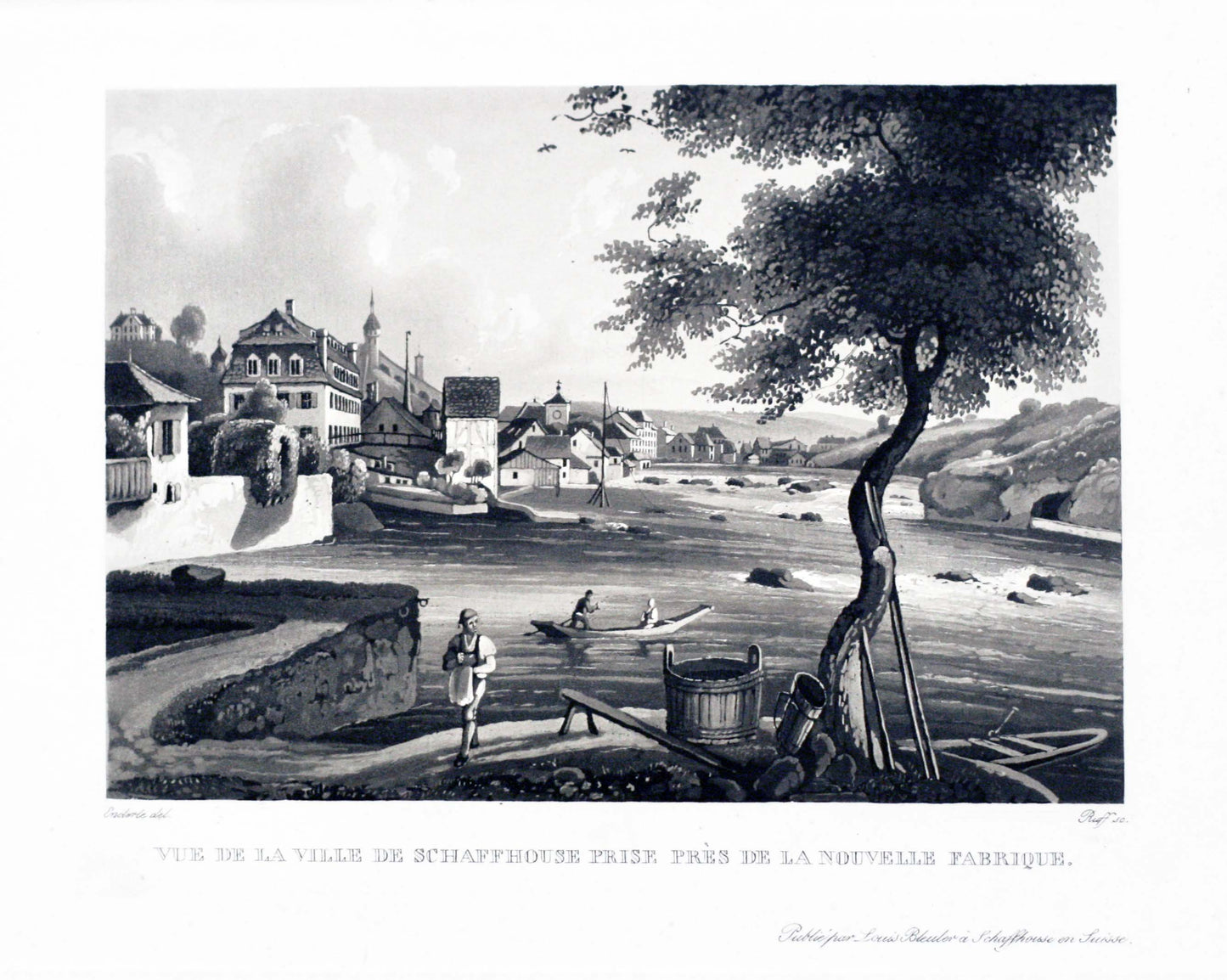 Vue de la Ville de Schaffhouse