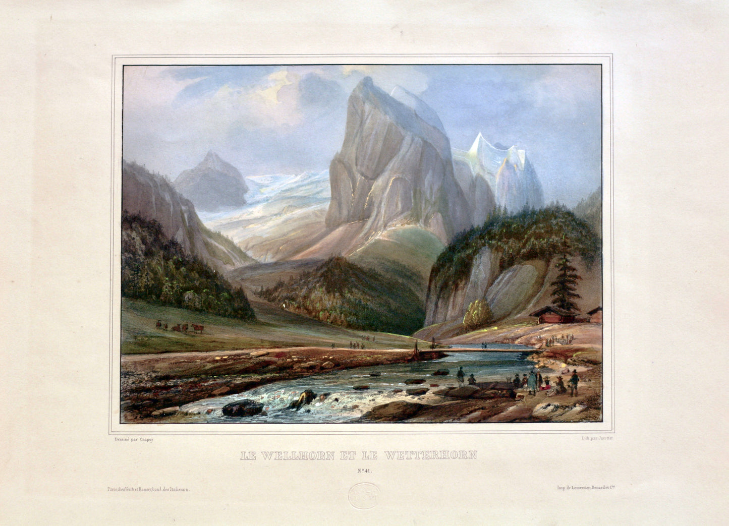 Le Wellhorn and le Wetterhorn