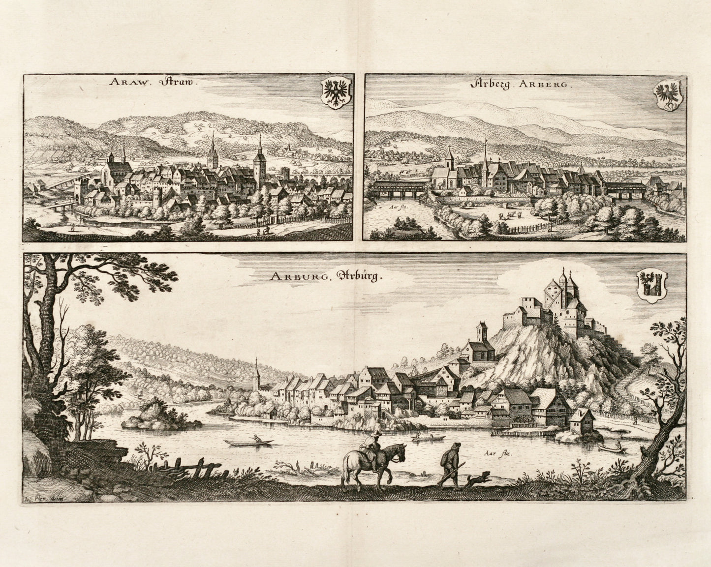 Aarau, Aarberg, Aarburg