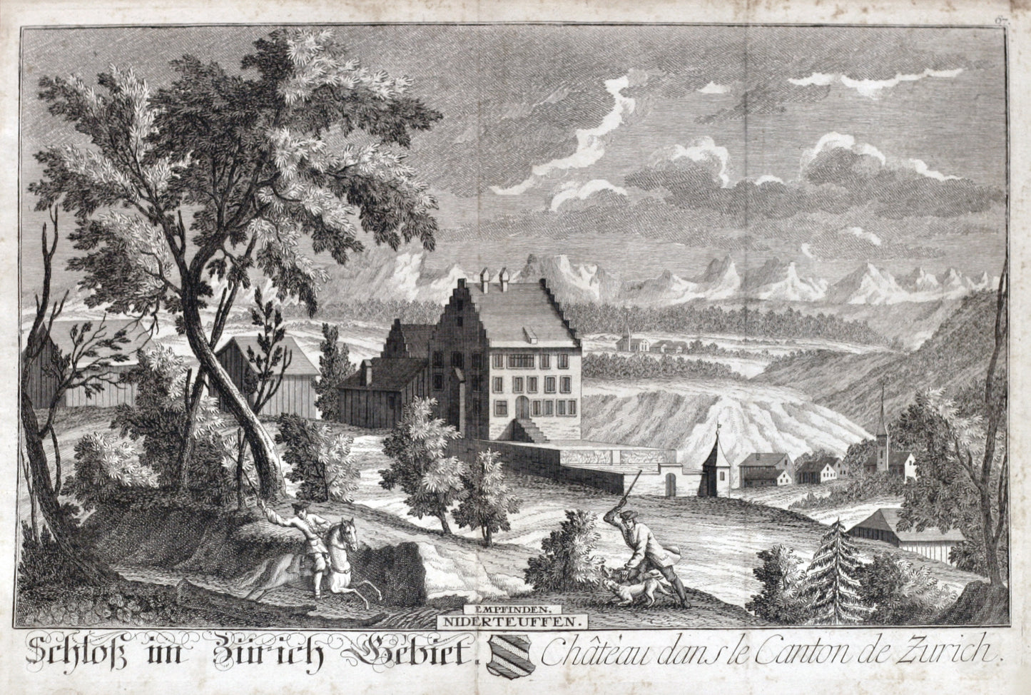 Niderteufen (Schloss Teufen) - Schloss im Zürich Gebiet