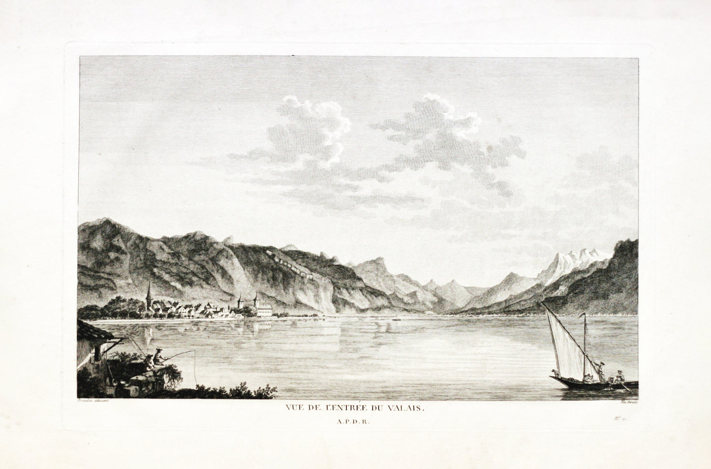 Vue de l'Entrée du Valais