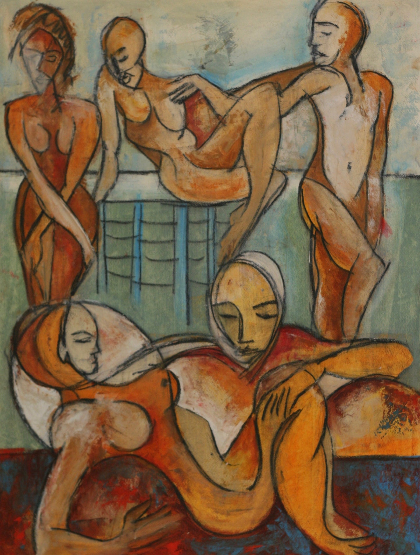 Charles Sambono - Bathers