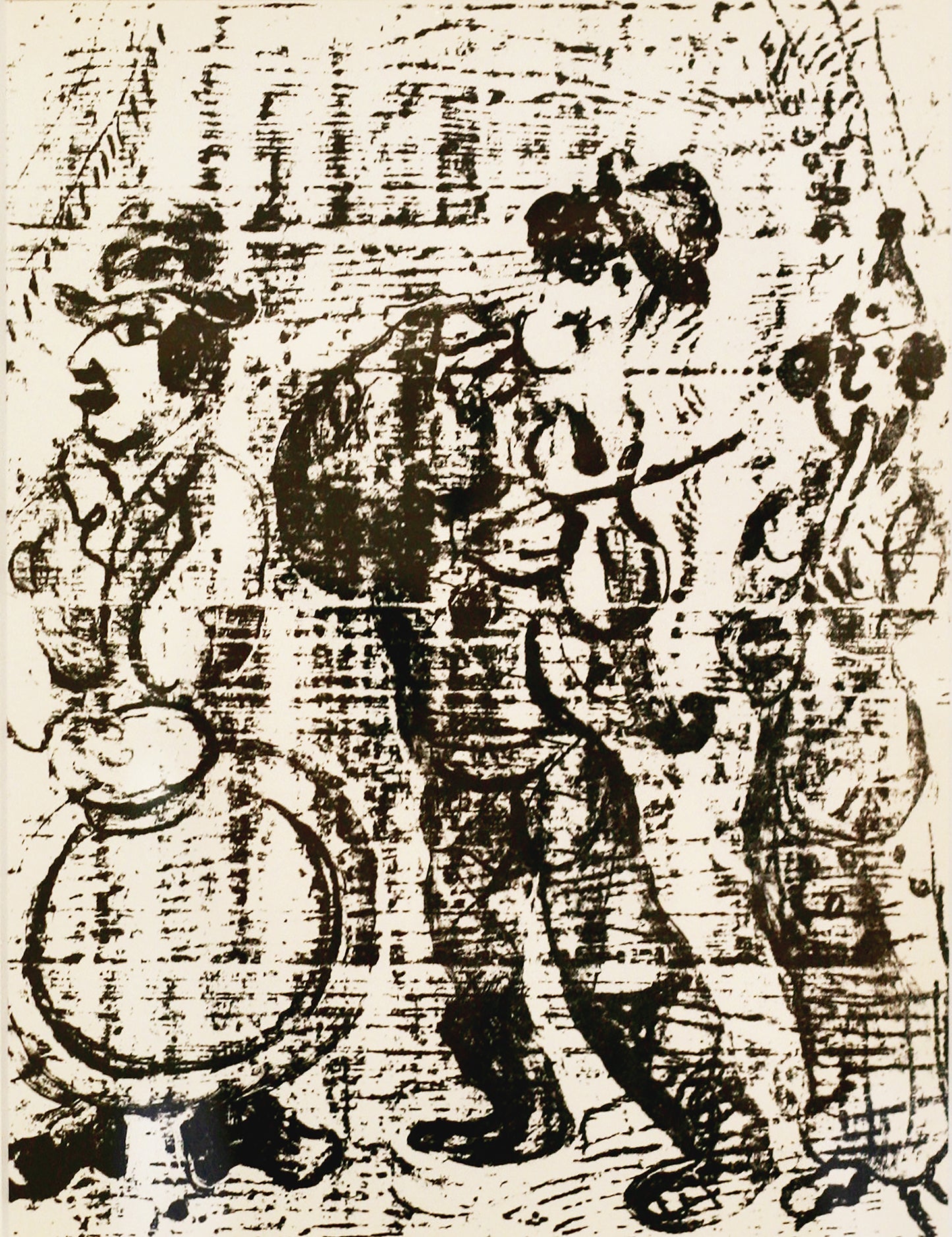 Marc Chagall - Vagabonds making music