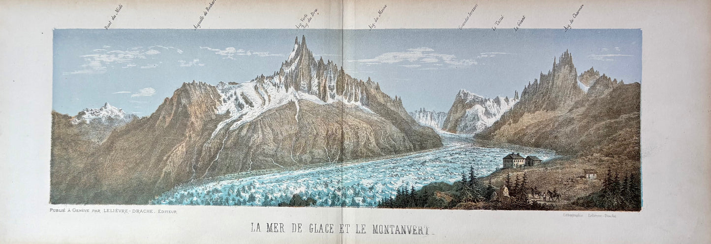 La Mer de Glace et le Montanvert (Gletscher)