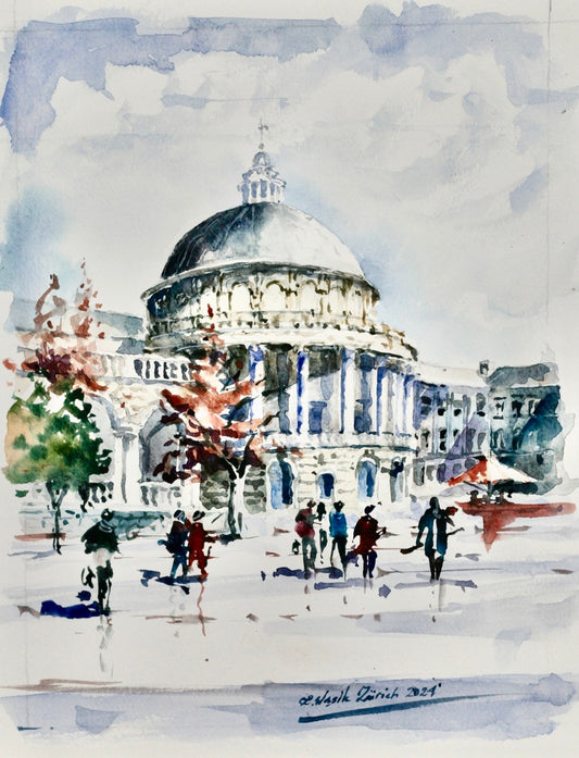 Leszek Wasik - Minster Bridge and Limmatquai