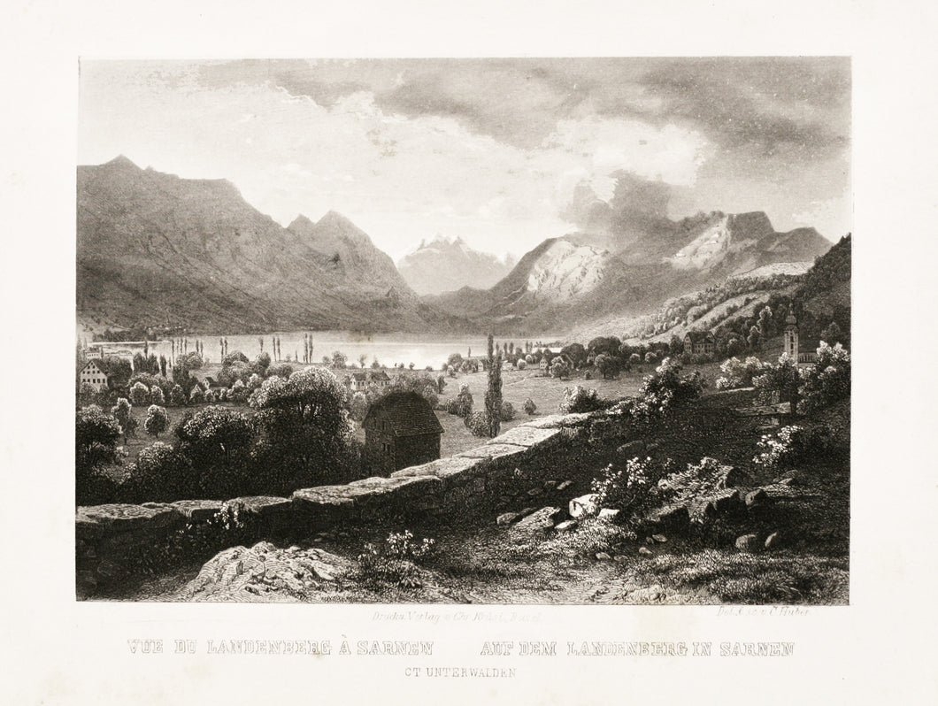 Vue du Landenberg à Sarnen