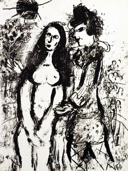Marc Chagall - Der verliebte Clown