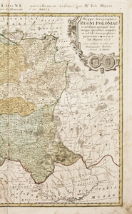 Mappa Geographica Regni Poloniae (Polen)