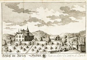 Utickon (Uitikon)- Schloss im Zürich Gebiet