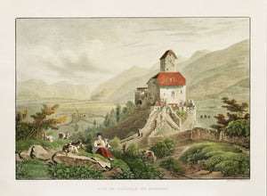 Vue du château de Sargans