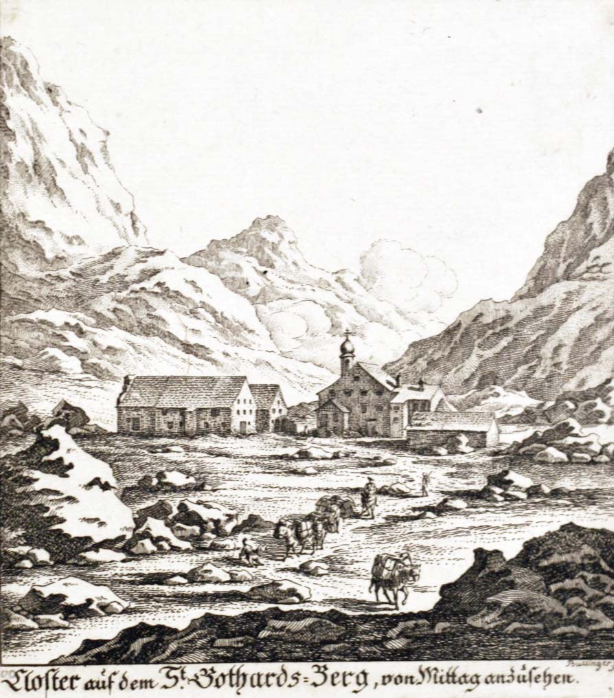 Kloster auf dem St.Gotthards Berg