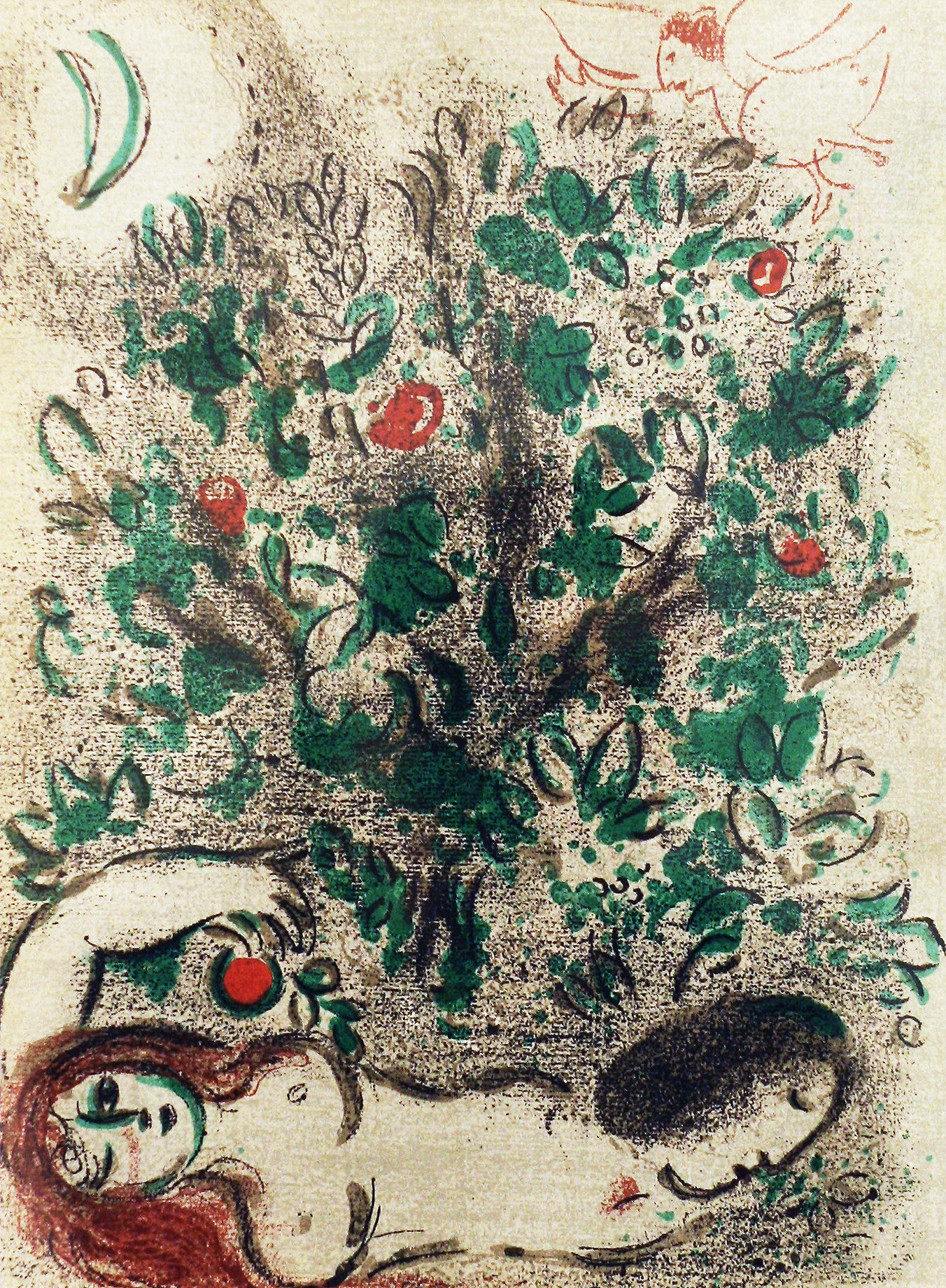 Marc Chagall - Paradis (mit dem Baum der Erkenntnis)