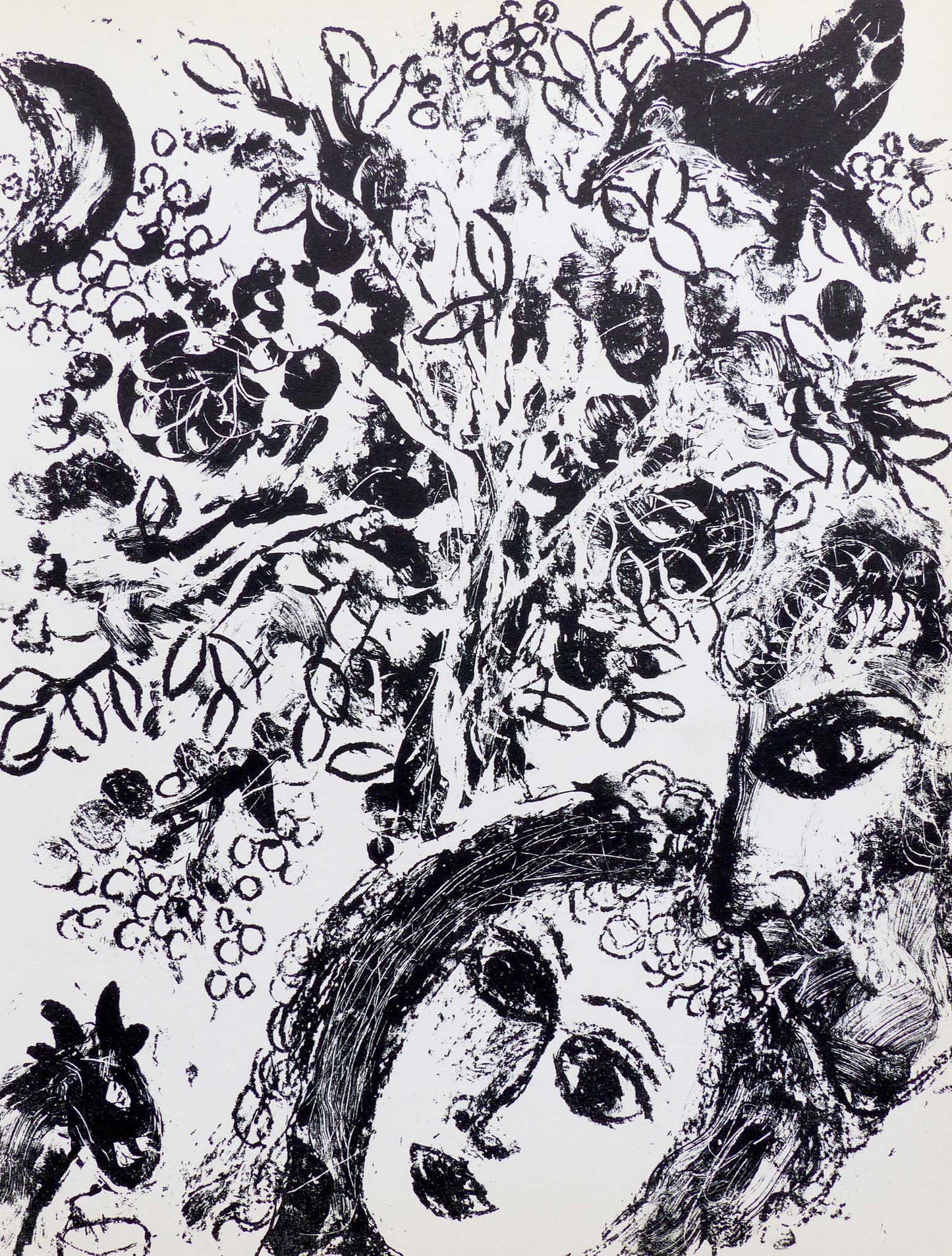 Marc Chagall - Pärchen vor dem Baume