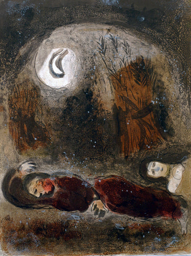 Marc Chagall - Ruth aux pieds de Booz