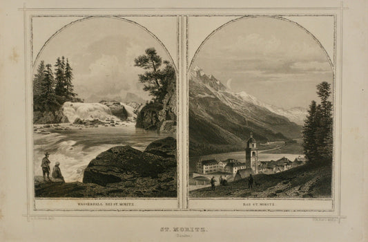 St.Moritz Stahlstich