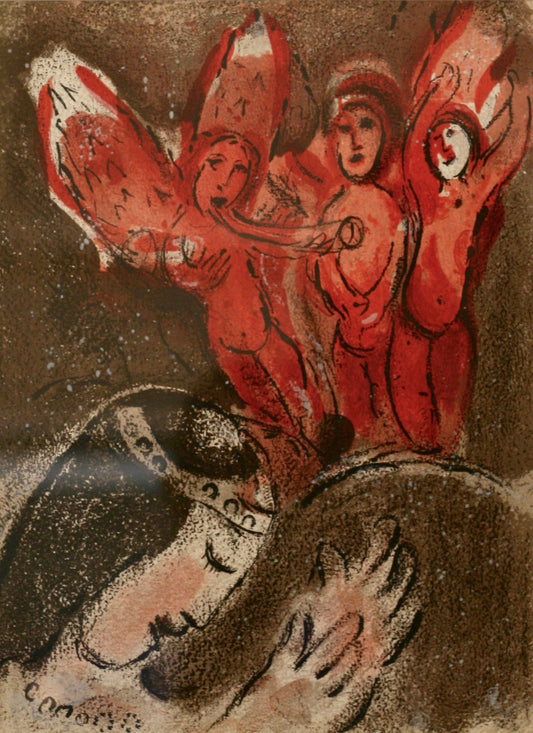 Chagall Sara originale Farblithographie