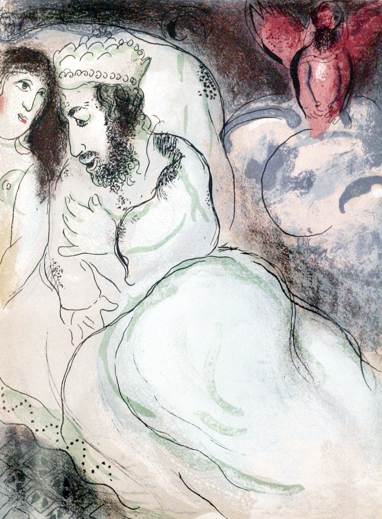 Marc Chagall - Sara et Abimelec