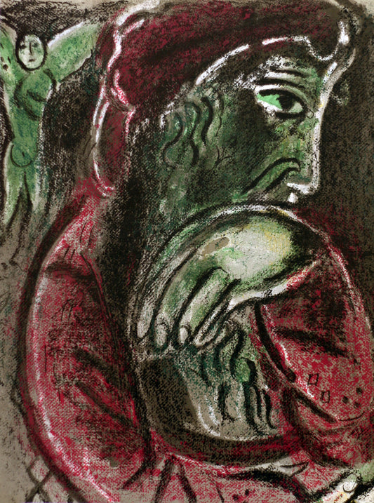 Marc Chagall - Job désespéré (Hiob)