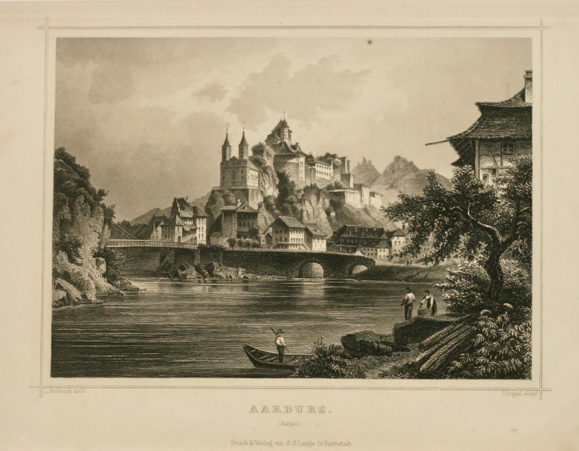 Aarburg Stahlstich