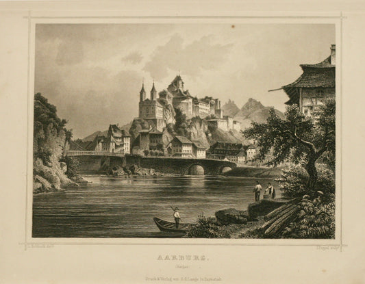 Aarburg Stahlstich